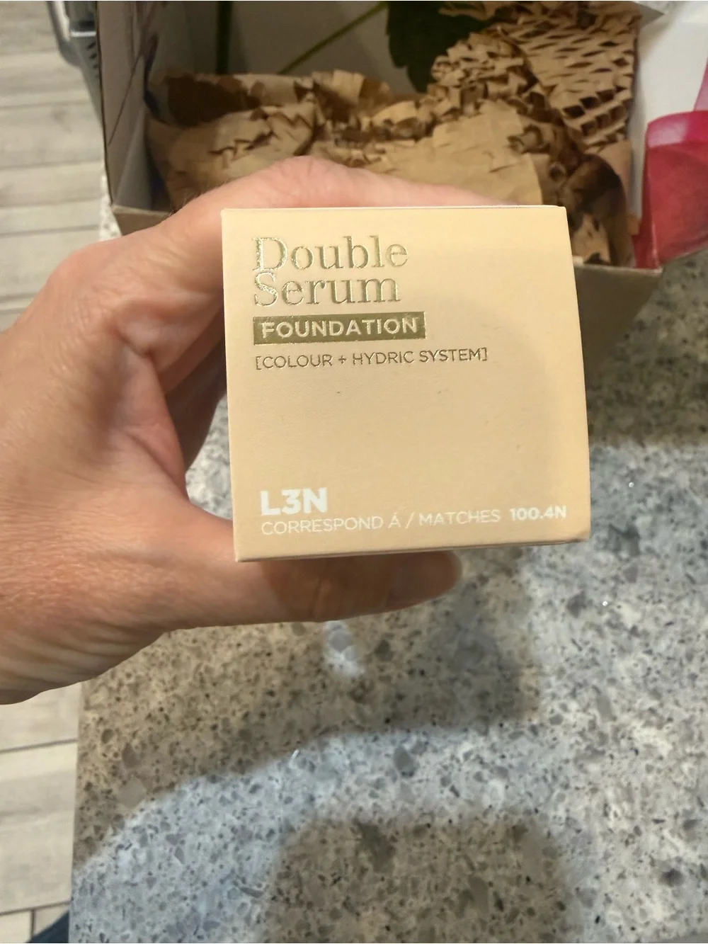Clarins double serum foundation color L3n